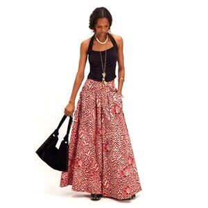 Free People Miss You Most Printed Wide Leg Pants Womens 6 Edgy Y2K Floral Boho
